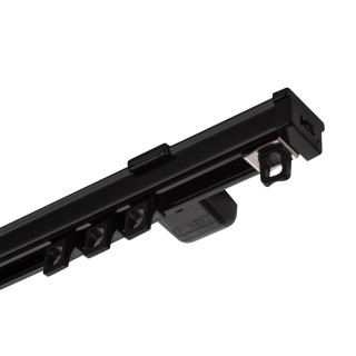 KS Gordijnrails Zwart