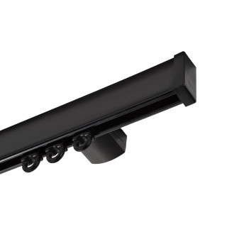 Robusto Gordijnrails Matzwart